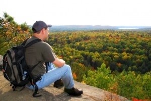 Hiker Mike in Algonquin Provincial Park