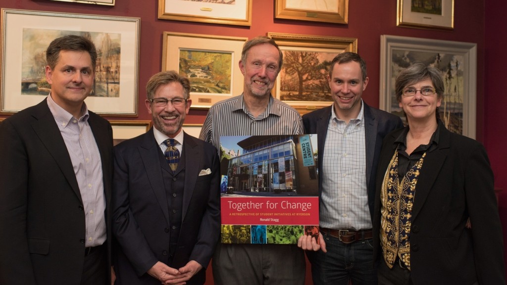 Michael Durrant, Michael Walton, Ronald Stagg, David Steele and Liz Devine Photo by Jason Tse